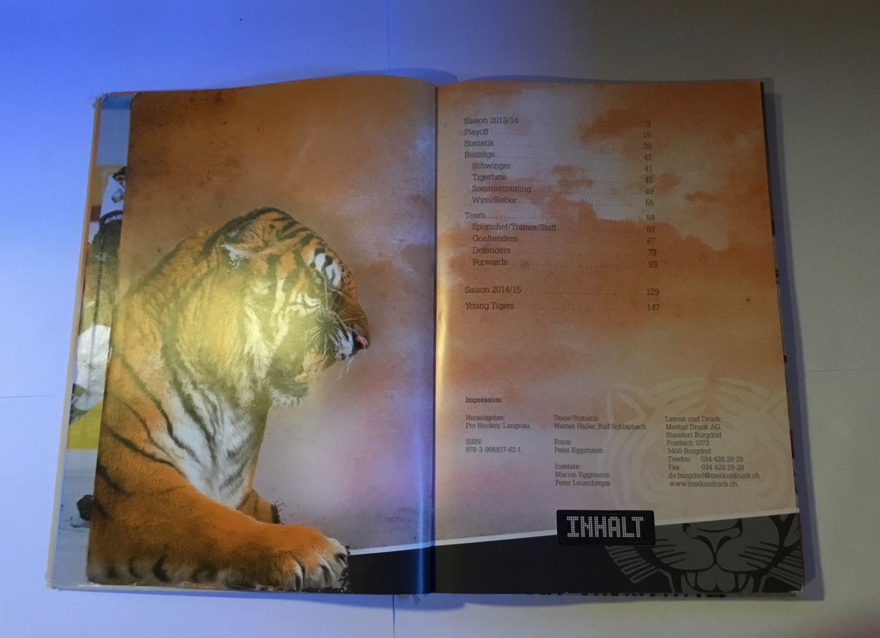 Bücher: SCL Tigers Jahresbuch 2014 – Gebraucht aus Bärau von sphb.hs4ea 2