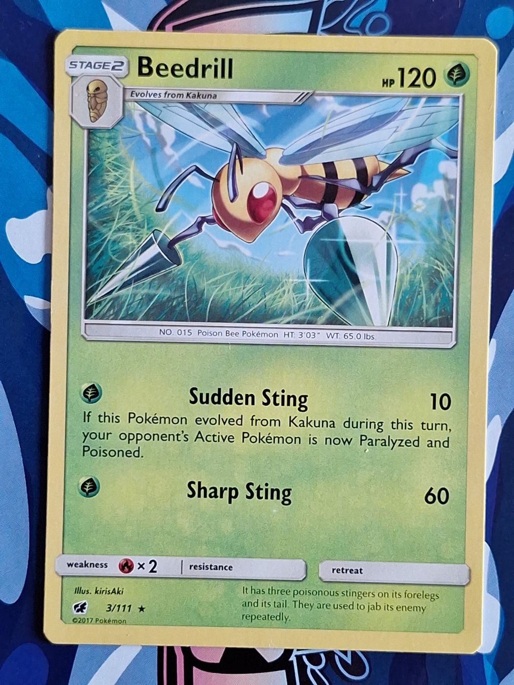 Pokémon Carte collezionabili: Beedrill - Crimson Invasion #Ord3 – Usato da Altstätten SG venduto da GGsGameshop