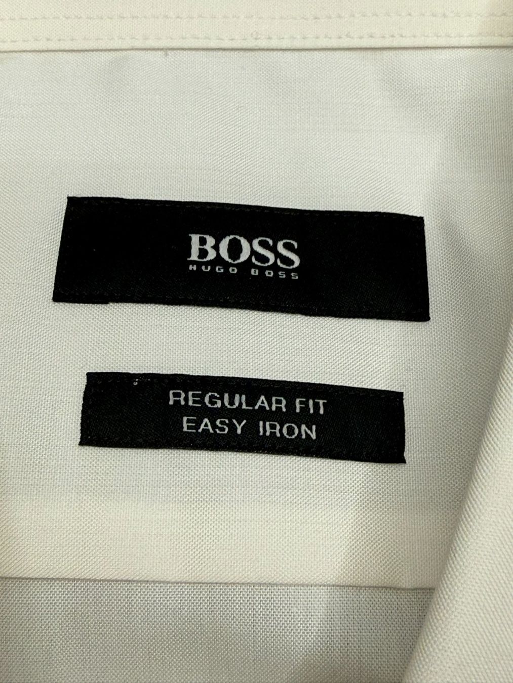 Hugo Boss Camicie: BOSS Kurzarmhemd in Baumwolle Off-White, Grösse 41 – Usato da Muri b. Bern venduto da ris_m7jw 4