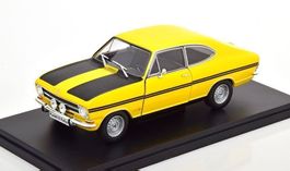 Opel Kadett B Coupé Rallye 1967-1973 gelb / schwarz     1:24