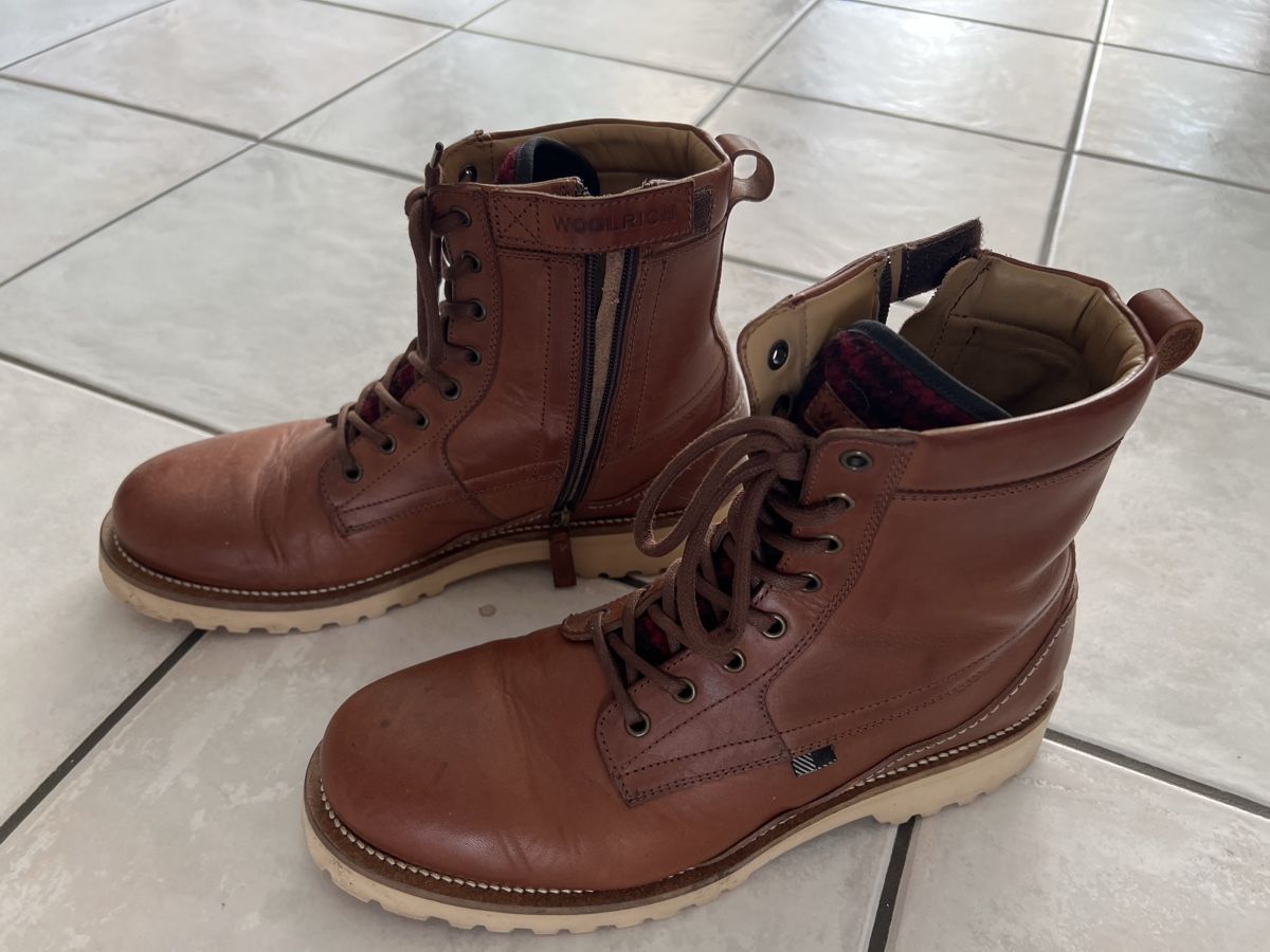 Woolrich Scarpe da uomo: Lederboots Woolrich Grösse 44 – Usato da Zufikon venduto da luuuzi