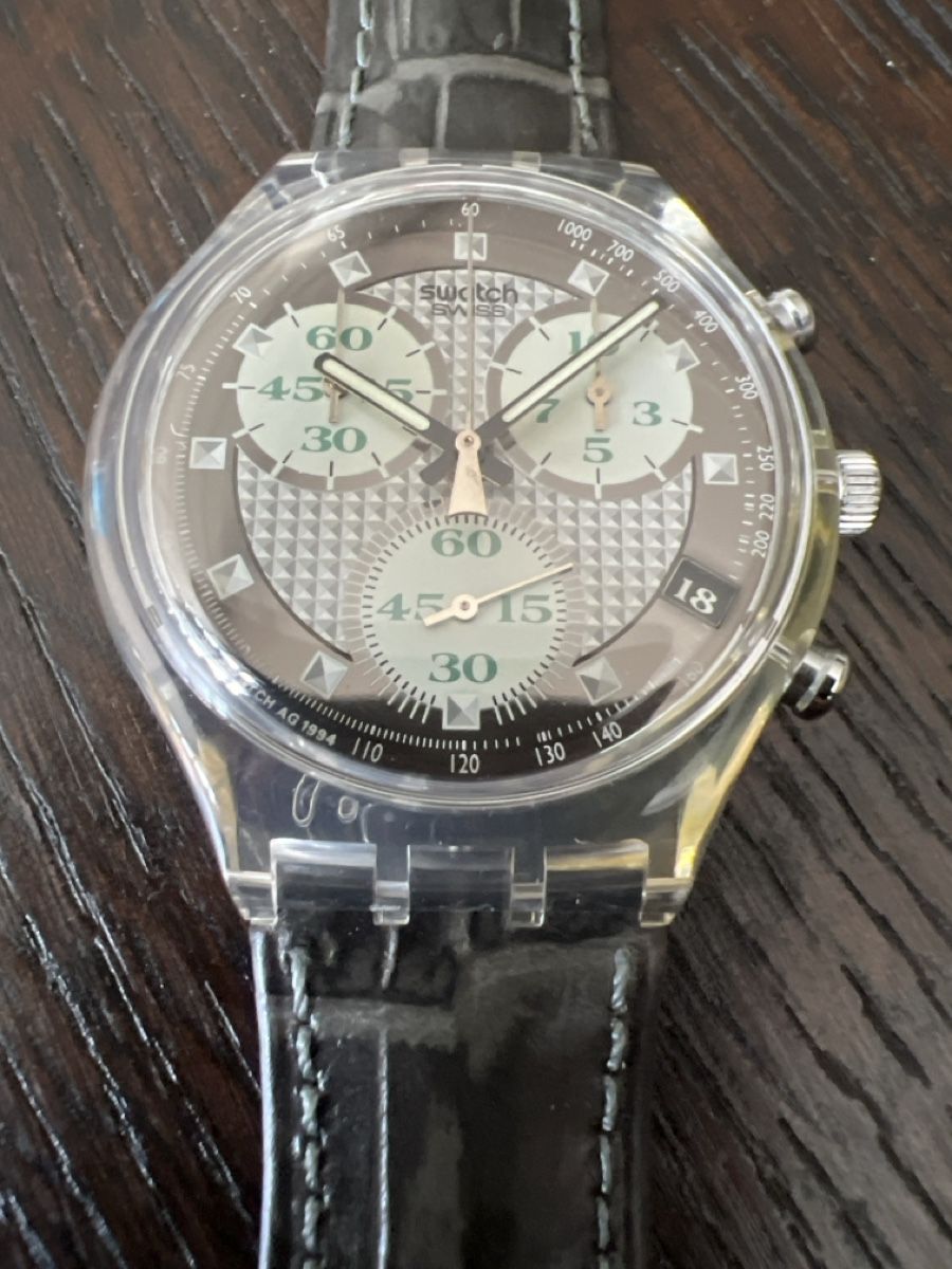 Swatch Uhren: Swatch Chrono (SCK403) Clerk – Neu und originalverpackt aus Künten von Spike17 1