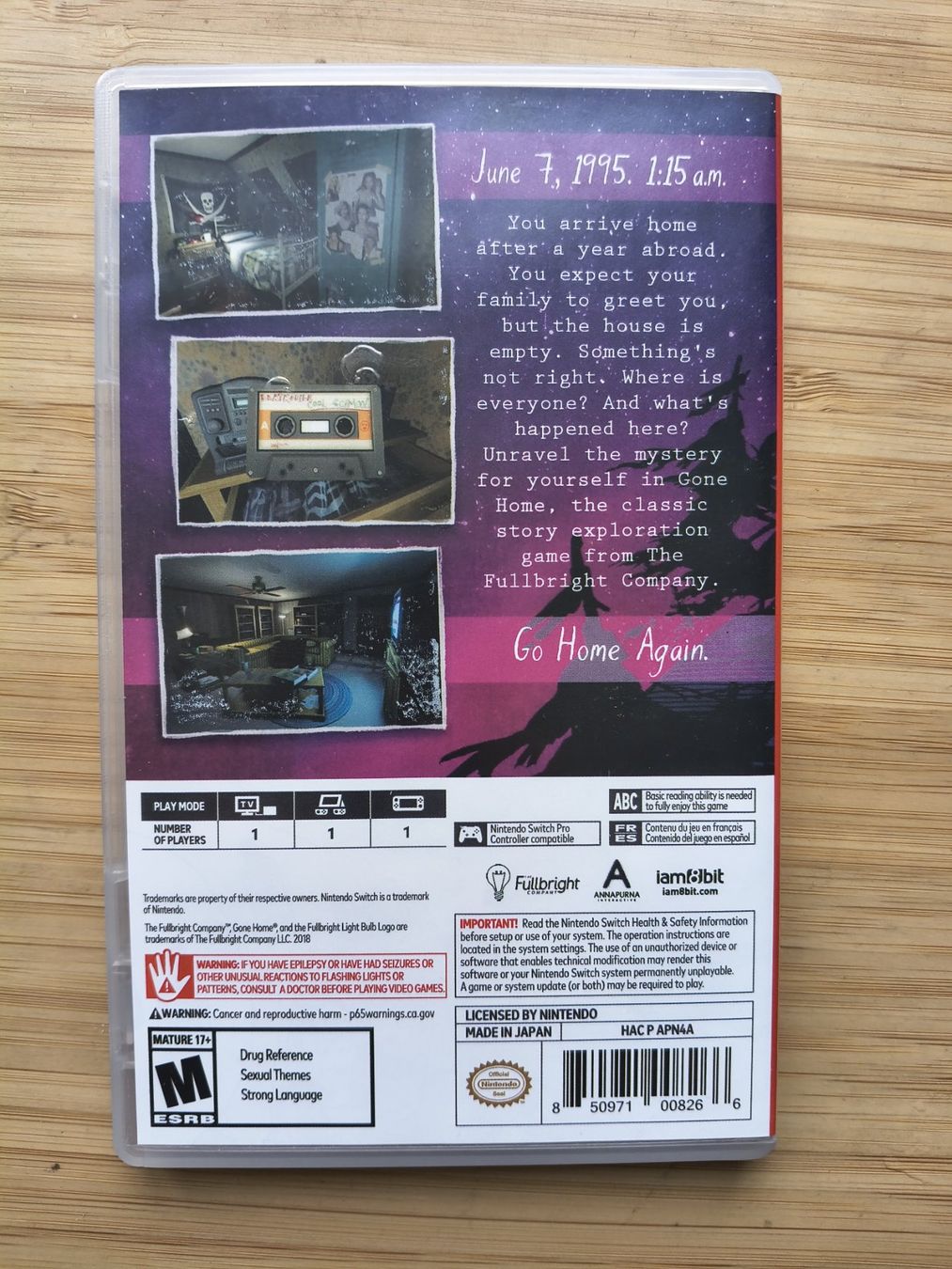 Giochi: Gone Home (Switch) – Usato da Riedholz venduto da ste_96cd 1