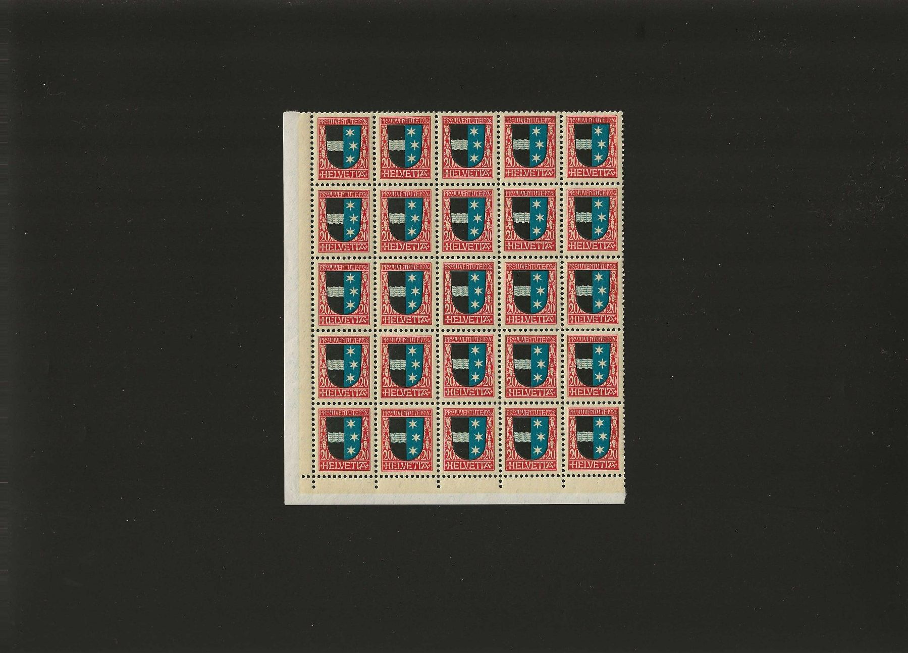 Tutti i francobolli: J39** Aargauer-Wappen 1926 – Nuovo (secondo la descrizione) da Au ZH venduto da reme77