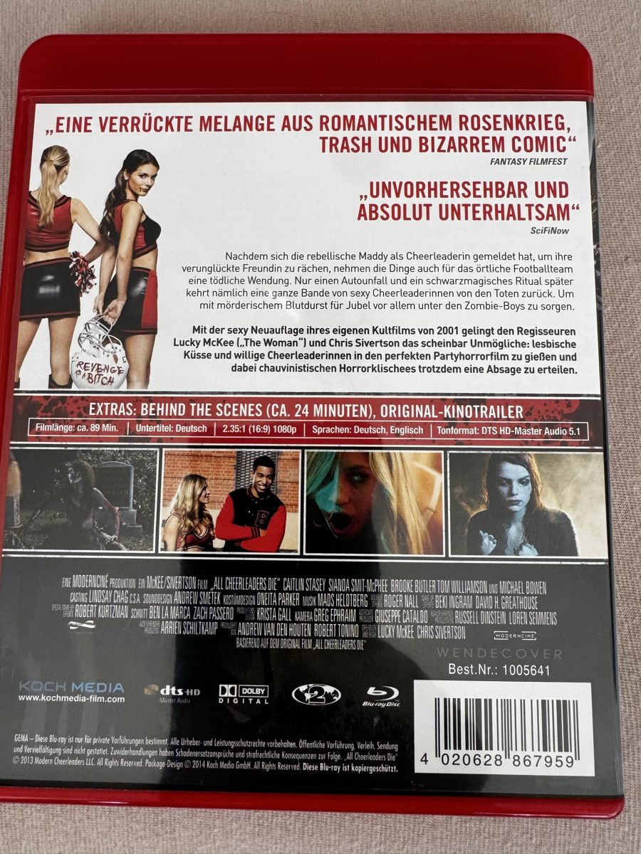 Alle DVDs: Blu-Ray Film, All Cheerleaders Die  – Neu (gemäss Beschreibung) aus Birsfelden von Samichlaus74 1