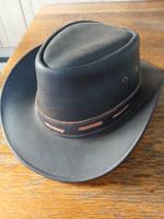 Cowboyhut aus Rindsleder - Grösse M - Top Zustand!