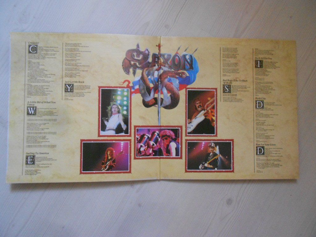 Vinyles: SAXON  -  CRUSADER – D'occasion à Bex par Giorgiob 3