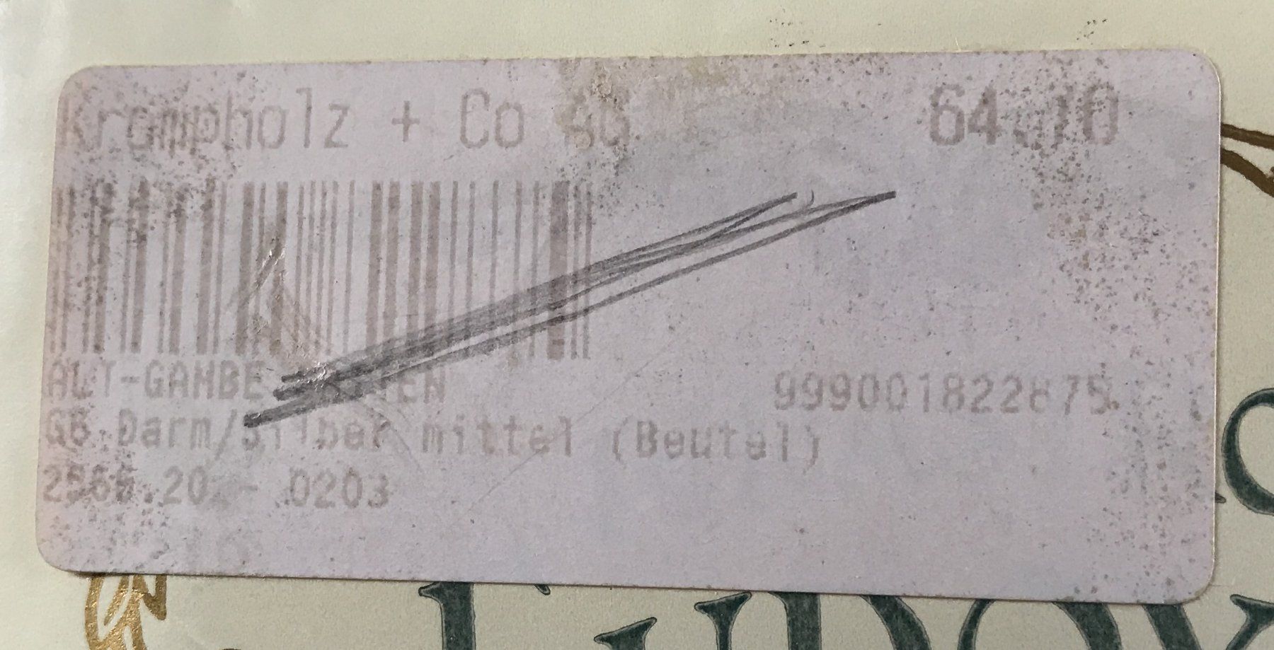 Strumenti musicali: EUDOXA VIOLA DA GAMBA SAITE G6 SILBER NEU & ORIGINALVERPACK – Nuovo e nell'imballaggio originale da Ostermundigen venduto da Kari1937 1