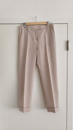 COS womenswear cropped pantalon, size 34, nude pink