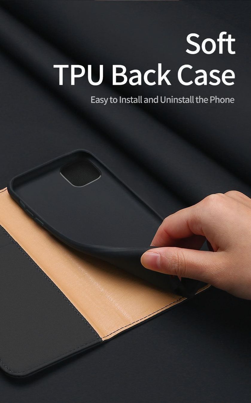 Covers & Schutzfolien: Dux Ducis iPhone 12 Pro Max Leder Case – Neu und originalverpackt aus Zürich von Store-247 4