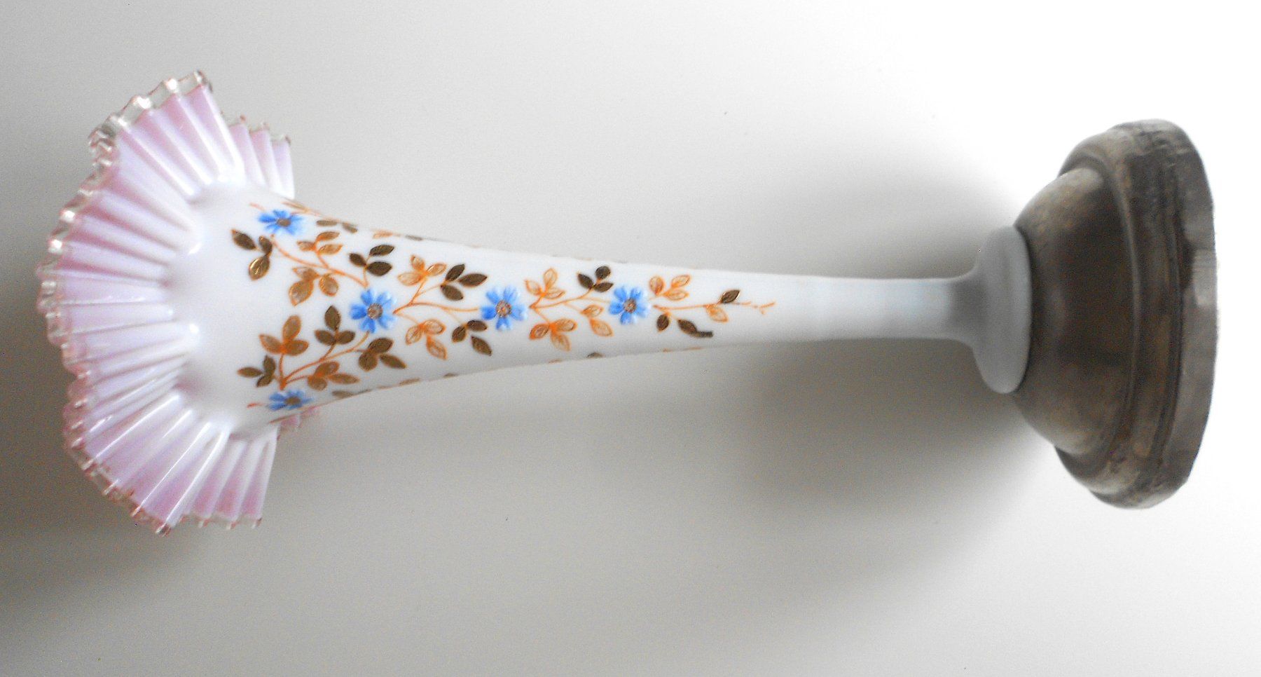 Vasen & Gefässe: Original Jugendstil Vase ca. 1912, Glas Emaille – Gebraucht aus Dübendorf von ArtExpression 3