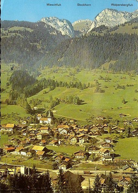 Ansichtskarten: ERLENBACH im Simmental BE – Gebraucht aus Jona von philajona
