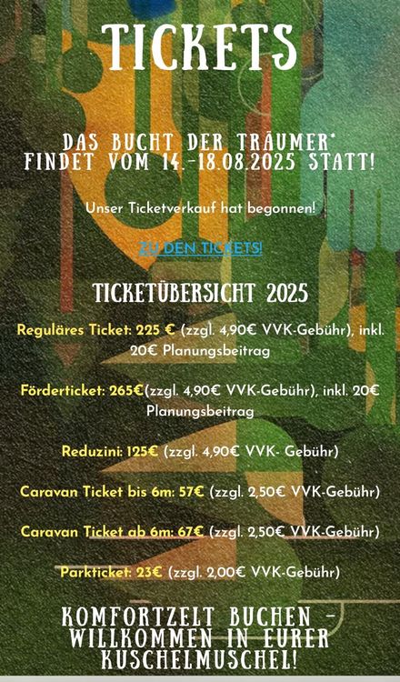 Reguläres Ticket Bucht der Träumer (Gebraucht) in Zürich für CHF 100 ...
