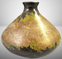 🌹Vintage Keramik Vase Studiokeramik Mid-Century Fat Lava💫