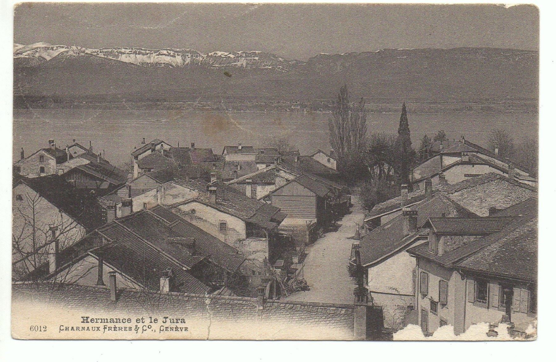 Cartoline postali: HERMANCE et le Jura – Usato da Jona venduto da philajona