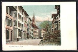 Lichtensteig, Ortspartie in der Altstadt