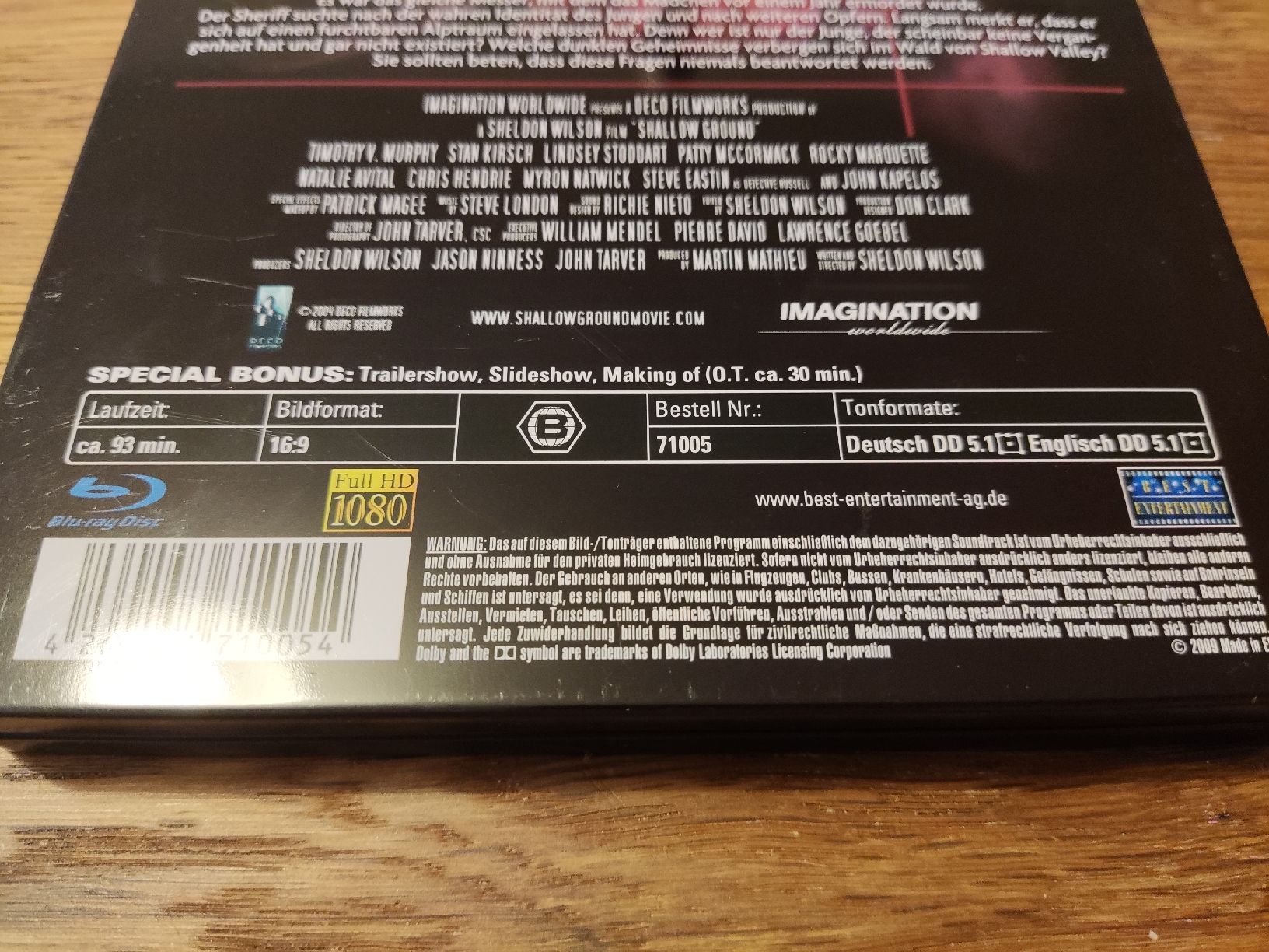 Alle DVDs: Shallow Ground (Blu-ray) Steelbook – Gebraucht aus Oberembrach von giu_7ksd 2