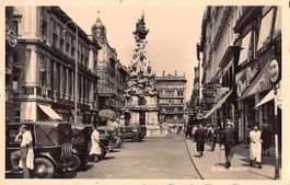 WIEN 31.1.1939 - Graben mit OLDTIMERN