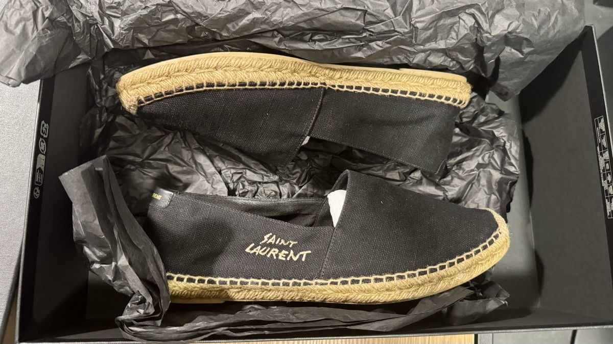Saint Laurent Scarpe da uomo: Saint Laurent Black Canvas Espadrilles - 44 1/2 – Usato da Brugg AG venduto da GiovanniVercetti 7