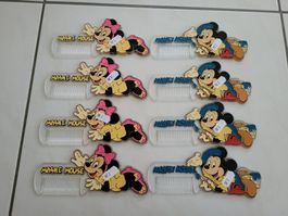 Restposten 8 Haarkämme Minnie und Mickey Mouse