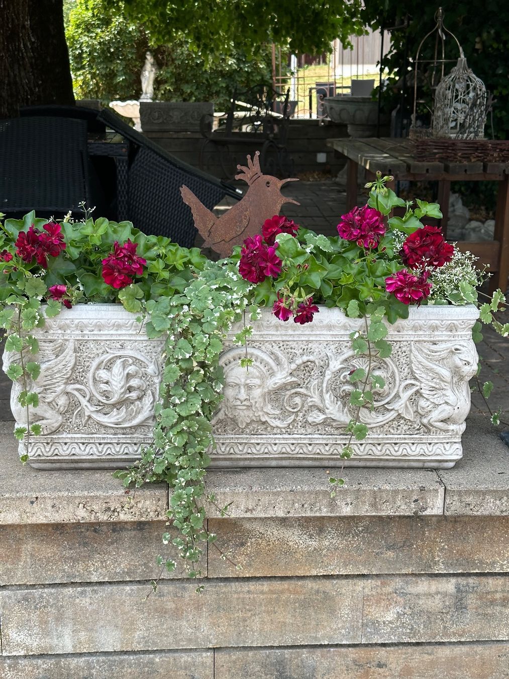 Vasi per fiori: Antiker Steinguss Blumentrog TOP – Usato da Aedermannsdorf venduto da Emely2019