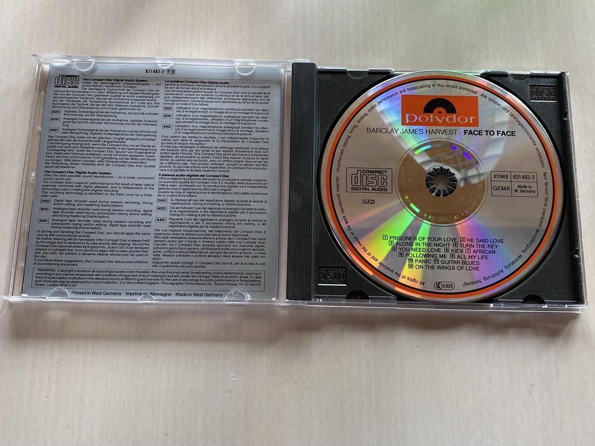 CDs: Barclay James Harvest CD "Face to Face" – D'occasion à Oberried Brienz par Chyara 2
