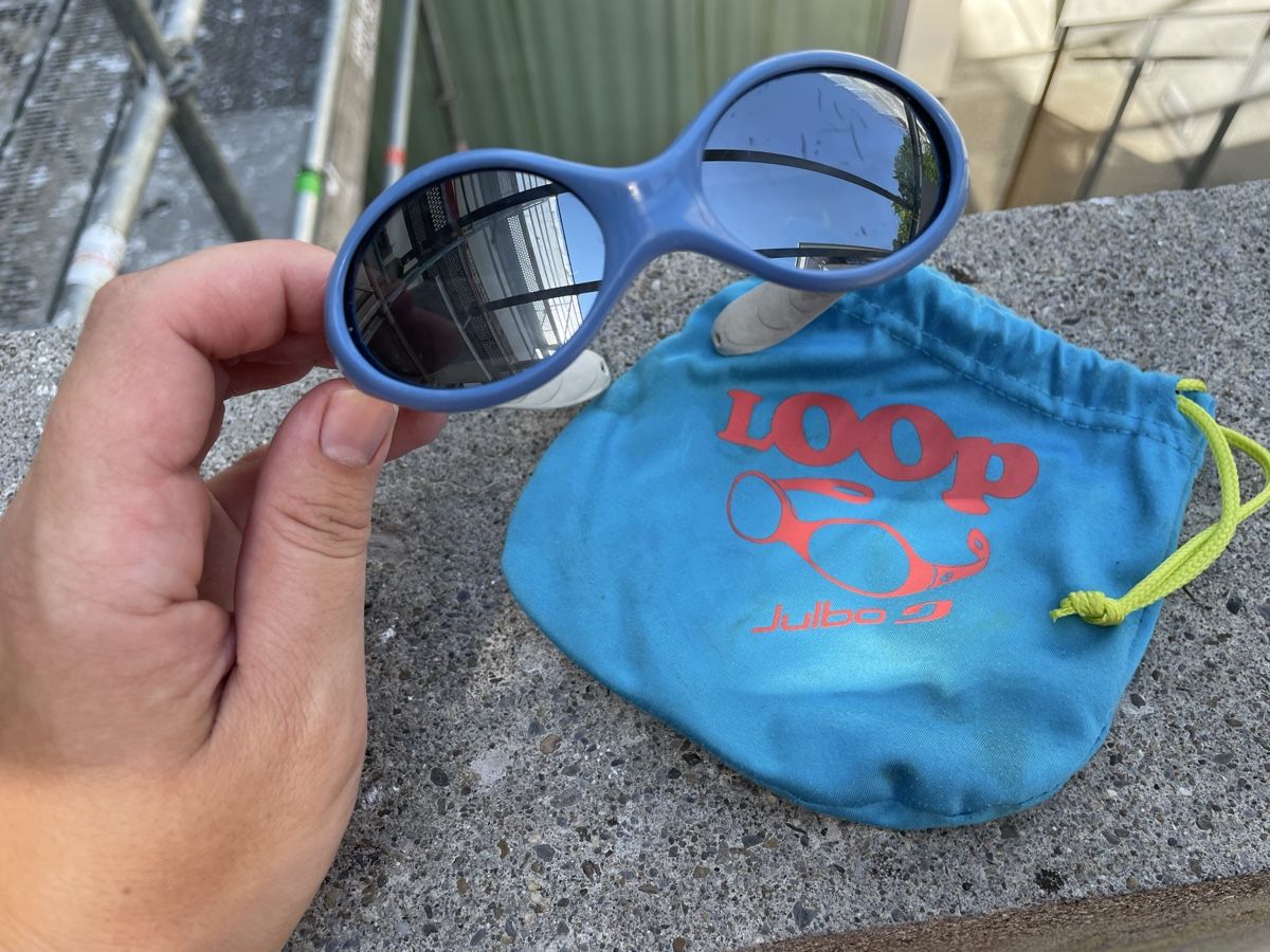 Julbo Occhiali & Lenti: Sonnenbrille Julbo LOOP blau mit Aufbewahrungsbeutel – Usato da luzern venduto da plueschmors. 1