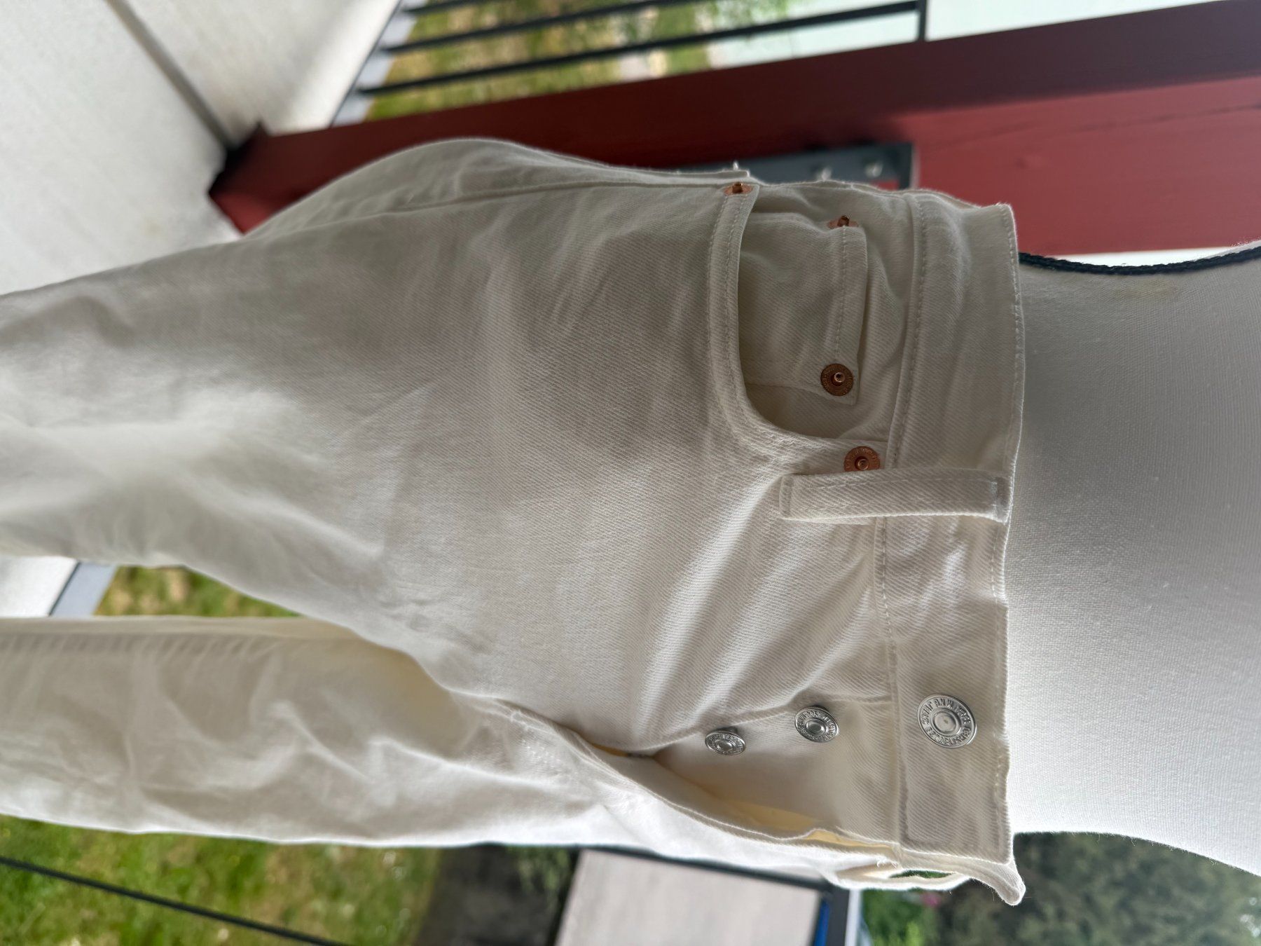 Mango Jeans: MNG Denim Jeans, Cremeweiss, Gr. 36 – Usato da Riehen venduto da edu_92w7 6