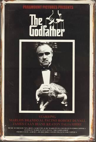 Insegne: Rusty Blechschild-THE GODFATHER-PUPPETER – Nuovo e nell'imballaggio originale da Rupperswil venduto da big-one-sale