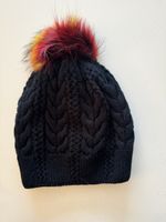 Mütze Neu mit Hasenfell Bommel