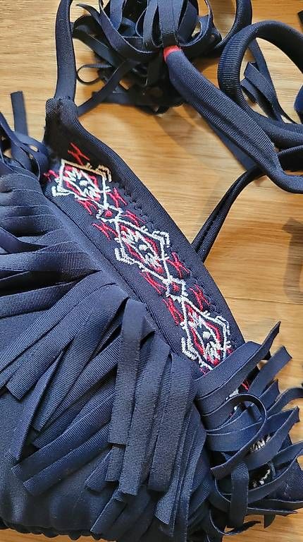 Costumi da bagno & Bikini: Goldenpoint Bikini mit Fransen & Boho-Muster Grösse 75 / 36 – Usato da Gutenswil venduto da schmidii 4