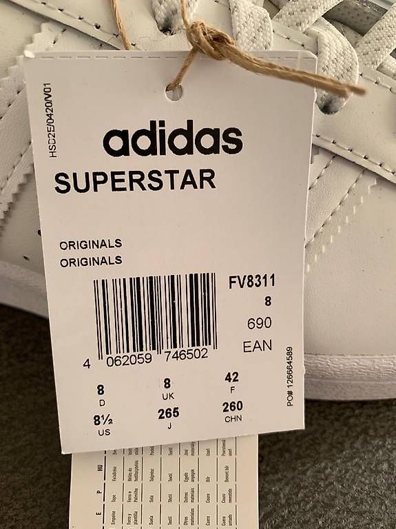 Adidas Scarpe da uomo: Adidas Superstar Sneaker – Nuovo (secondo la descrizione) da Wil SG venduto da mir_x2d2 2