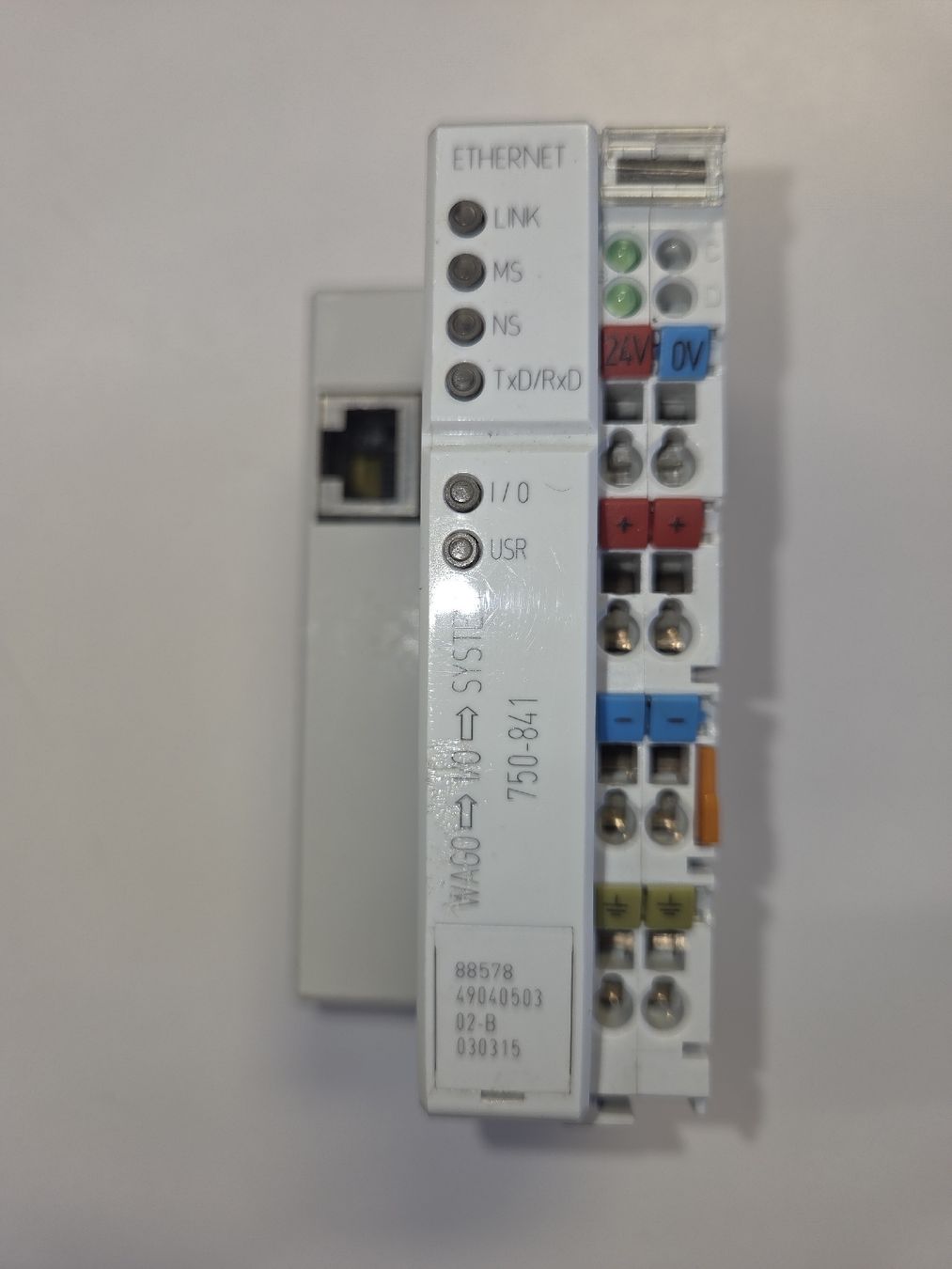 Wago Componenti elettronici: WAGO ETHERNET G1 SPS-Controller 750-841 1 St – Usato da Corgémont venduto da Couache