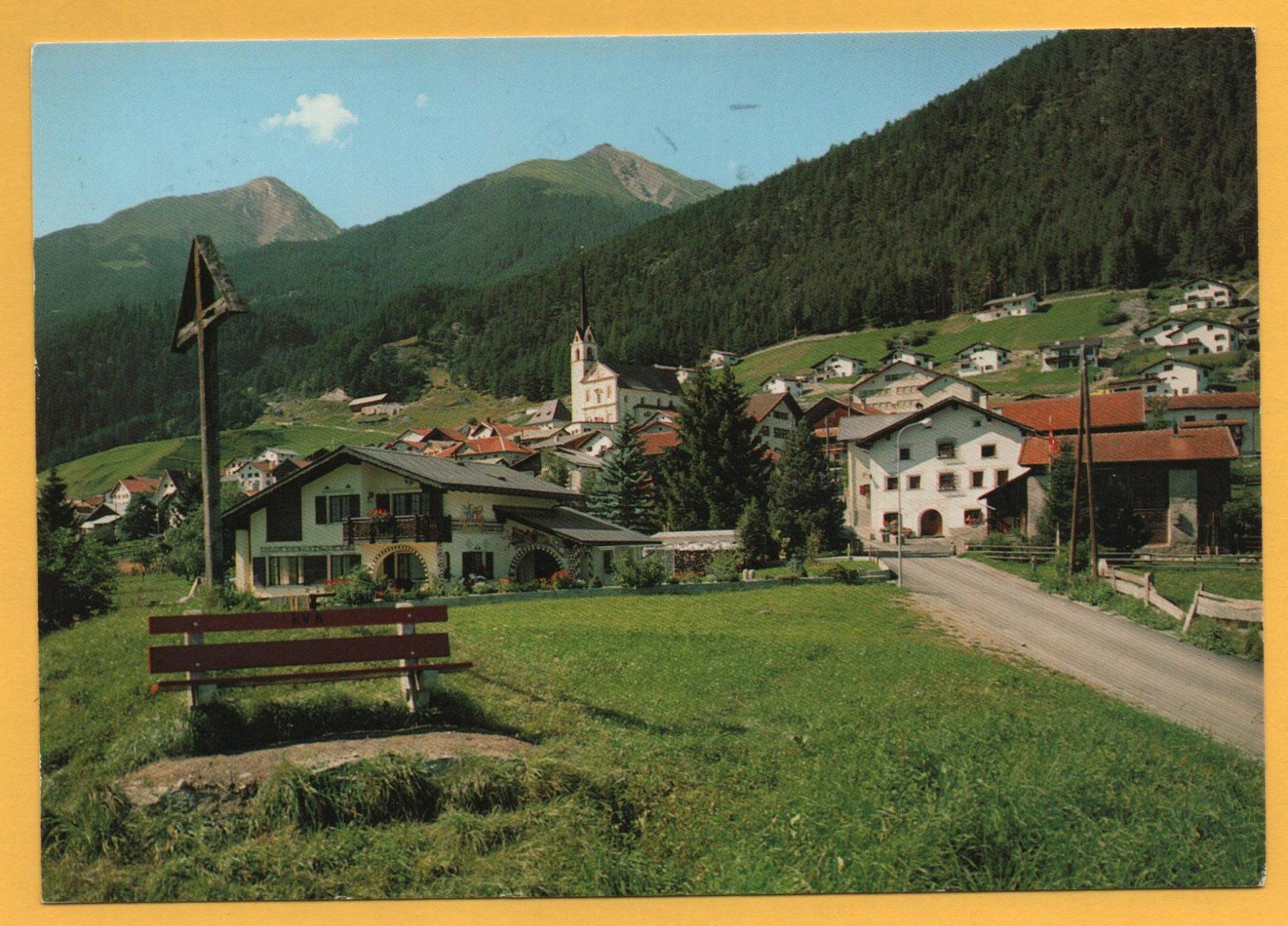 Ansichtskarten: ALVANEU-DORF Albulatal – Gebraucht aus Jona von philajona