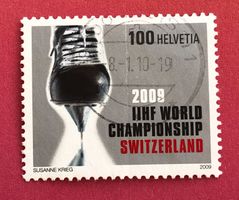 Nr.1301 EISHOCKEY-WELTMEISTERSCHAFT 2009 GESTEMPELT