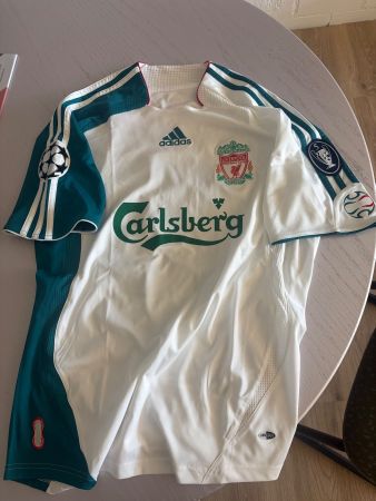 Liverpool Adidas Trikot Crouch 15 weiss, Original Grösse S