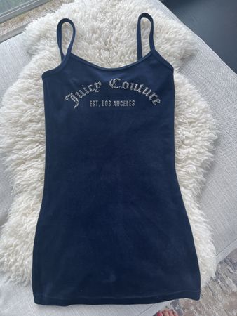 Original Juicy Couture velvety dress with rhinestones  S.