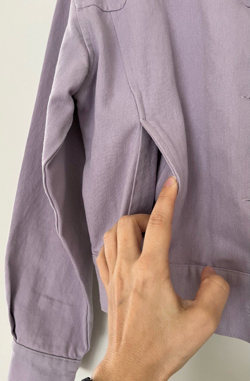 Giacche: Kurze Freizeitjacke Gr. S, Farbe violett – Nuovo (secondo la descrizione) da Triesen venduto da dardaleni 1