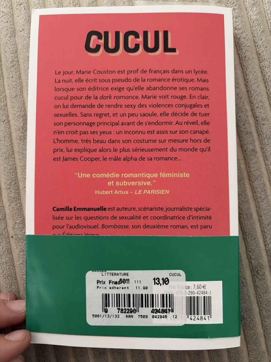 Libri: Cucul, Camille Emmanuelle, Roman – Usato da Martigny venduto da O96 1
