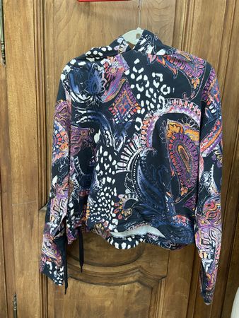 Just Cavalli sweat à capuche imprimé multicolore taille M