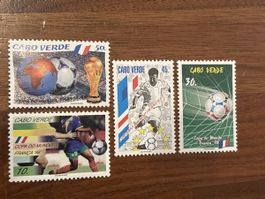 Kapverden Fussball WM 1998 Briefmarken
