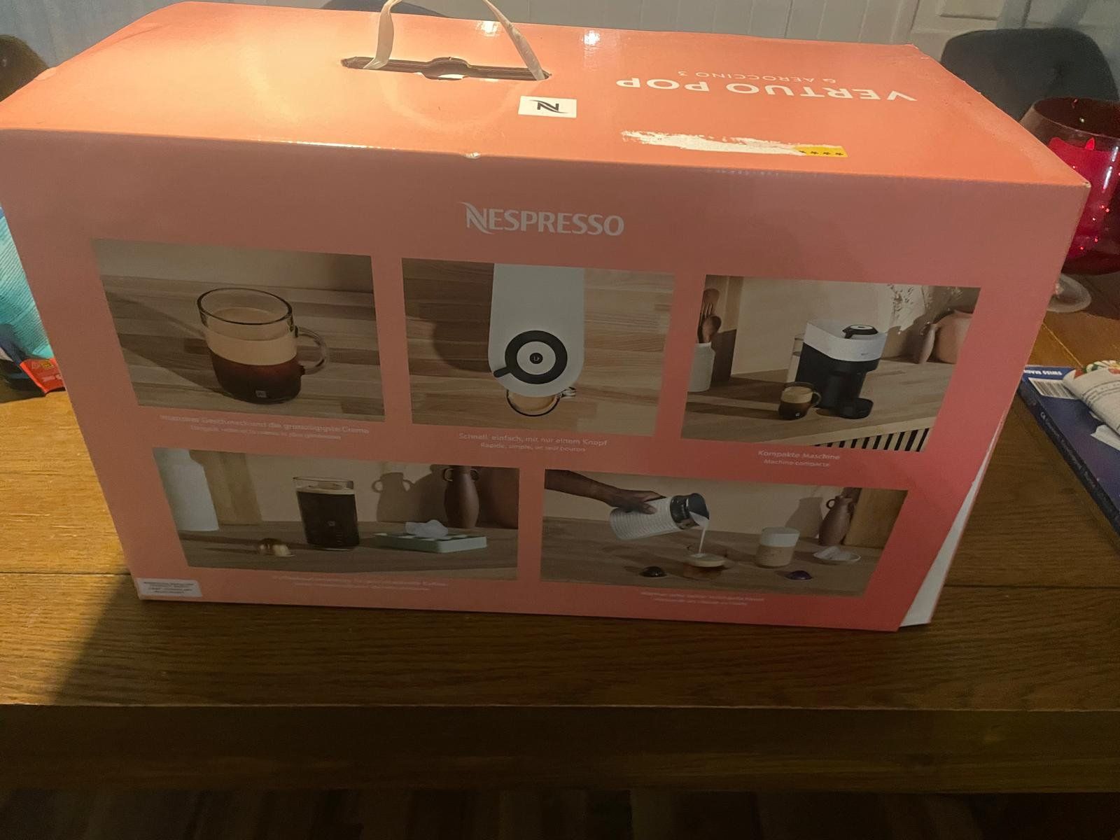 Nespresso Macchine per caffè & Macchine per espresso: Nespresso Vertuo Pop mit Milchschäumer NEU – Nuovo e nell'imballaggio originale da Lustmühle venduto da chevi03 1