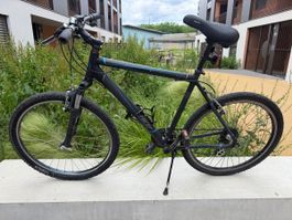 Vélo VTT Riser noir, taille L, idéal pour la saison
