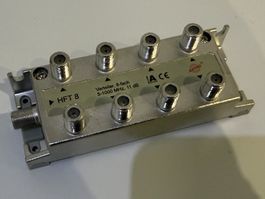 Astro HFT8, 8-fach HF-Verteiler (Splitter), 5 MHz bis 1 GHz