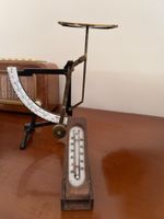 Antique Gram Scale with Thermometer - Vintage Charm!
