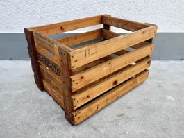 alte Holzkiste SCHLATTER Transportkiste
