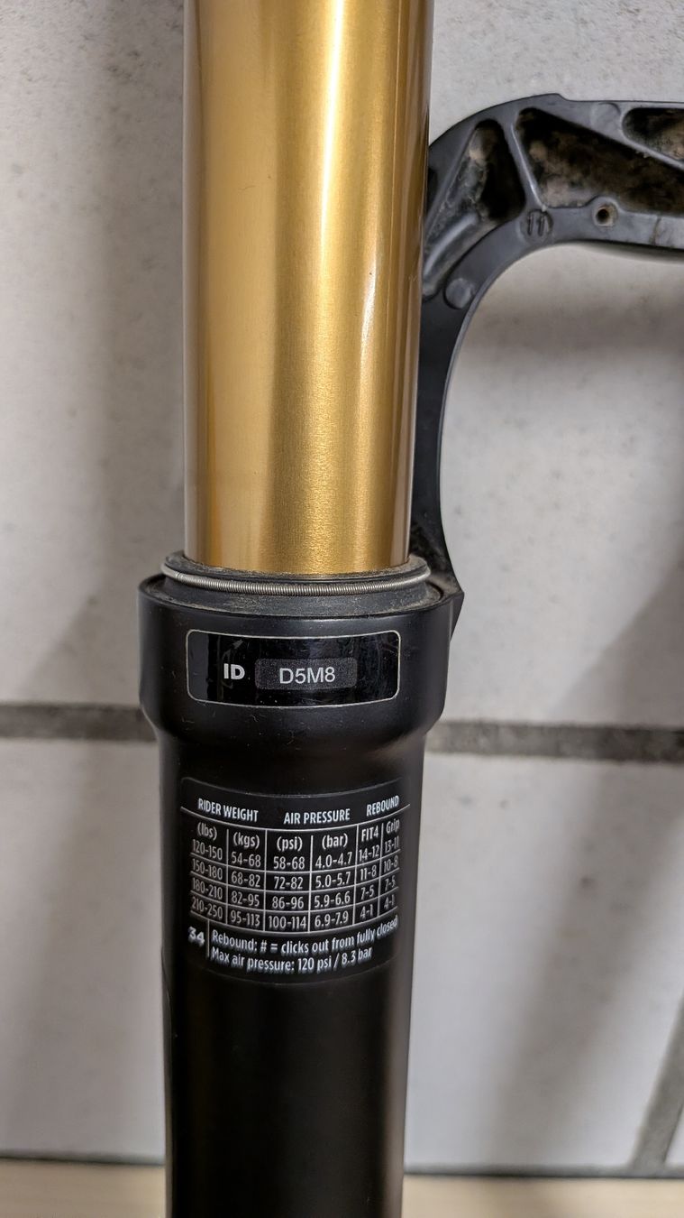 Fox Pezzi di ricambio: Fox Float 34 Factory Fit 4 130mm – Usato da Interlaken venduto da Yeti_ 2