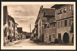 Zurzach, Oberflecken, Strassenpartie mit