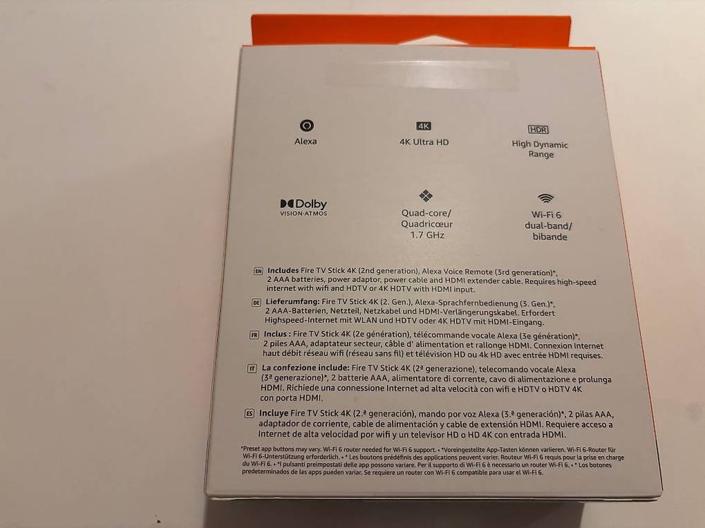 Amazon Fire TV Stick 4K UltraHD Alexa Sprachsteuerung Wi-Fi6 (Gebraucht ...