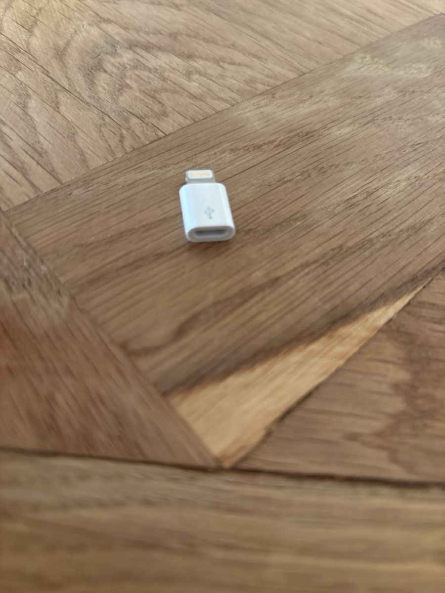 Apple Laufwerke & Adapter: Adaptateur Apple Lightning vers micro USB blanc – Neu (gemäss Beschreibung) aus GENÈVE von Gaasss 2
